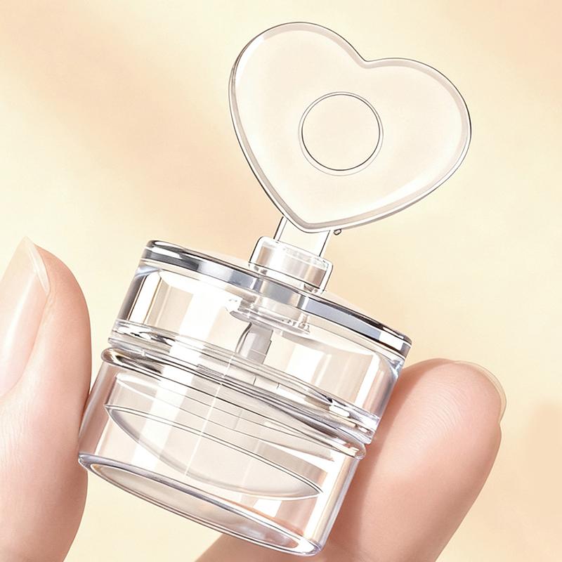 Прозрачный штамп для ногтей со скребком, форма сердца, цветы, желе, силиконовая головка, штамп для печати на французских ногтях