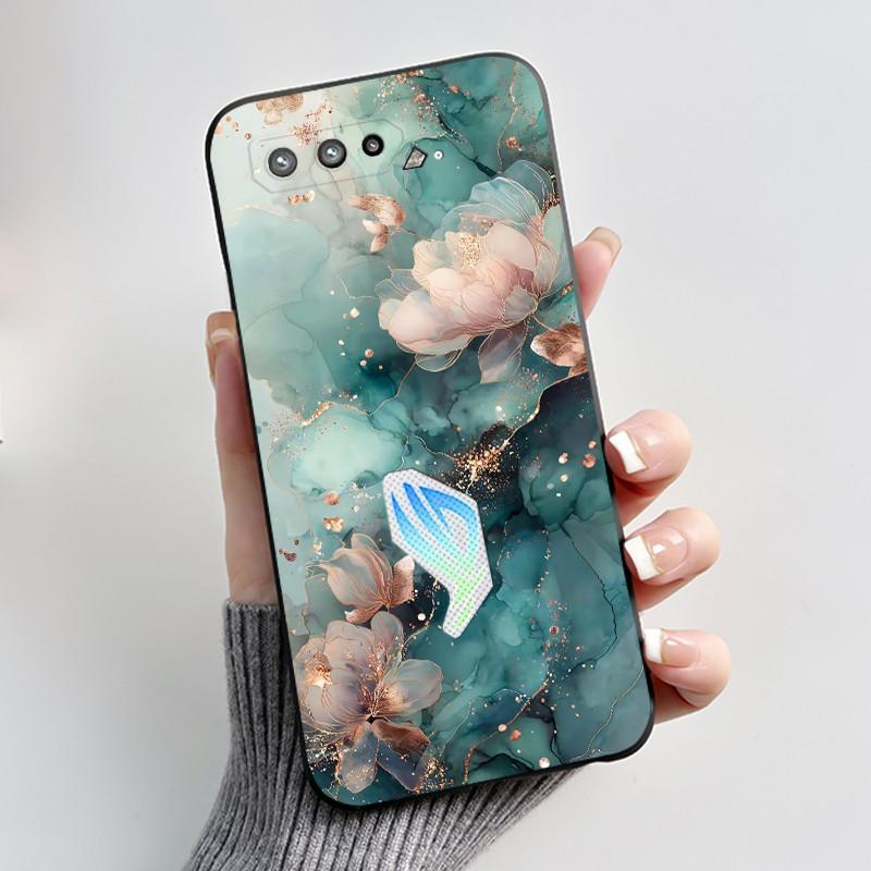 Чехол для Asus Rog Phone 5 Rog 5s ZS673KS ZS676KS Чехол Роскошный Дракон Милый Крутой Для Мальчиков Девочек Мягкий Черный Матовый Силиконовый Задний Чехол