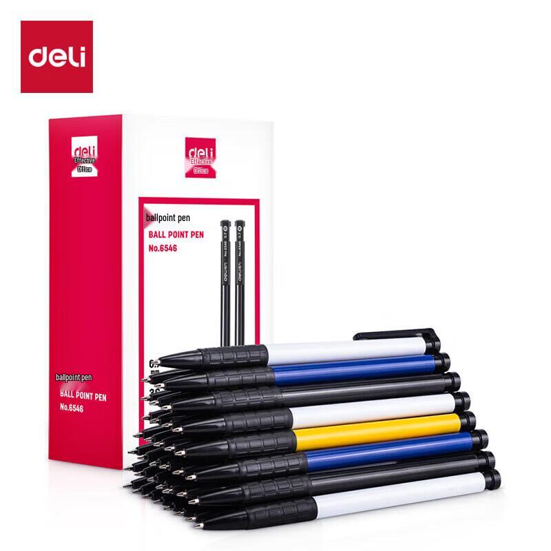 Deli 6546 Ret retractable Ballpoint Pen 0.7mm