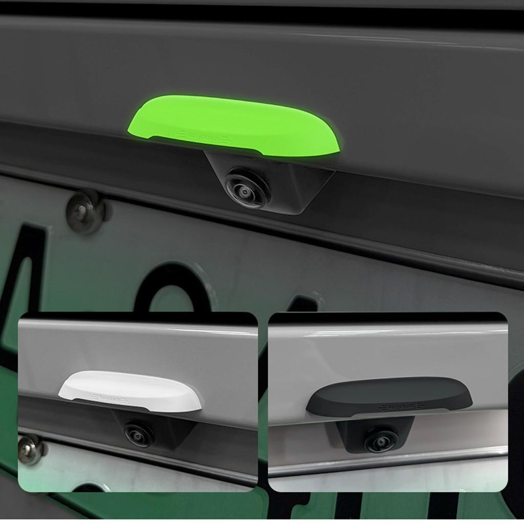 1PC Car Rear Camera Cover Waterproof Anti-Rain Protection Guard Modification Easy Installation Protector Car Accessories