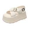 Fashion 8CM New Summer Wedges Sandals Ladies Beach Slippers High Heels Sandals Women Casual Platform Chunky Flip-Flops Sandalias Mujer