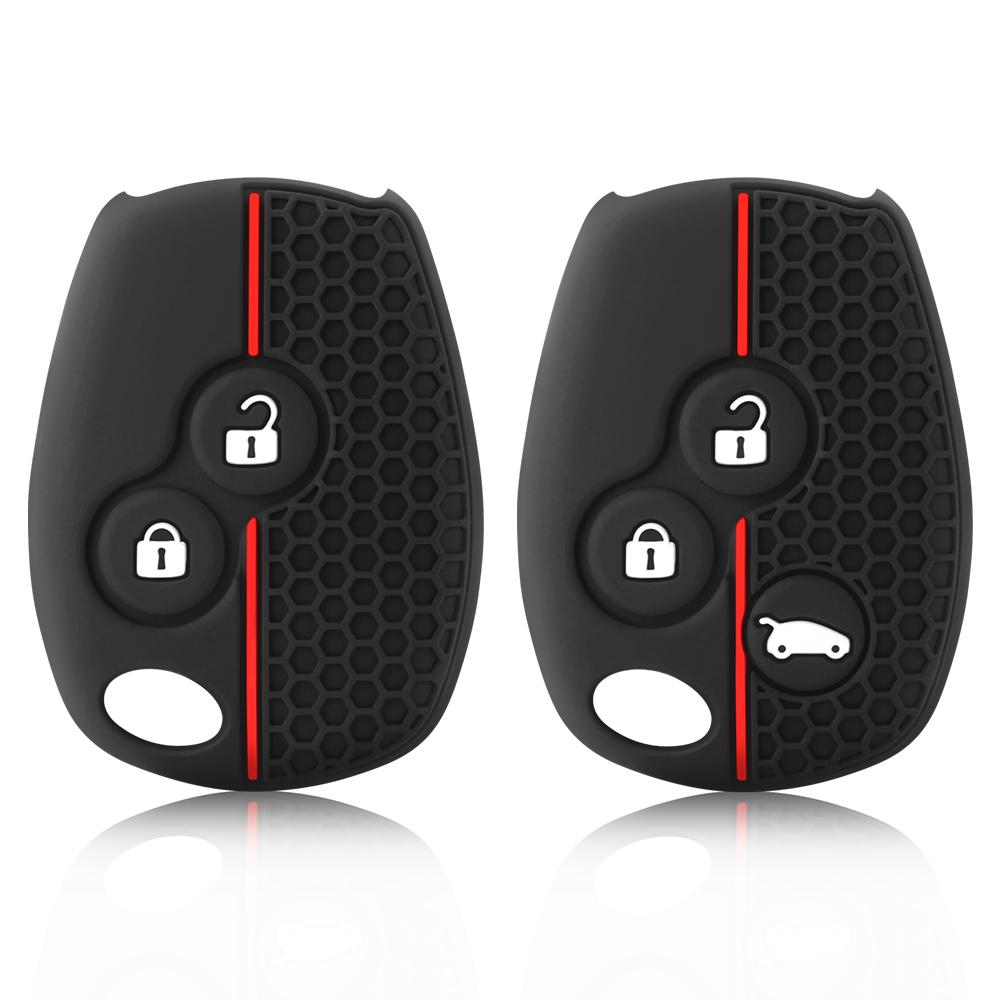 Silicone Car Key Case Cover 2 Buttons For Renault Kangoo DACIA Scenic Megane Sandero Captur Twingo Modus
