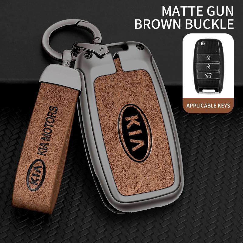 BTSOM1 Metal Car Key Case Cover Shell Fob For KIA RIO 3 K2 K3 K4 K5 Sportege Picanto Optima Soul Ceed Sorento Forte Stinger Cerato