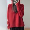 Женский шикарный шерстяной кардиган-жакет, новый стиль, с капюшоном, длинный рукав с кружевной отделкой, универсальный вязаный свитер
