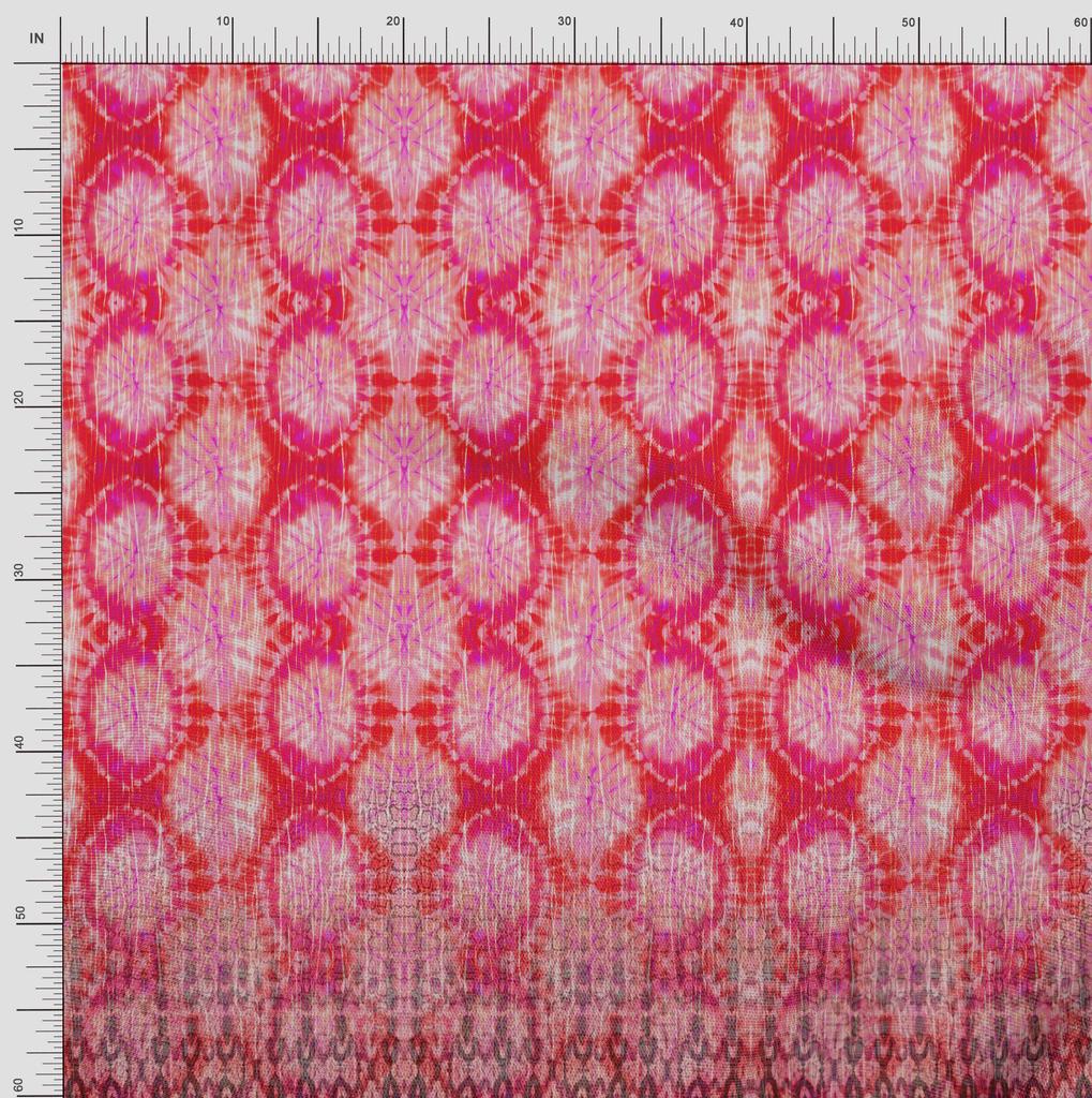 Soimoi Ткань японский креп-сатин Tie & Dye для декора панелей Ткань напечатанная метр 42 дюйма