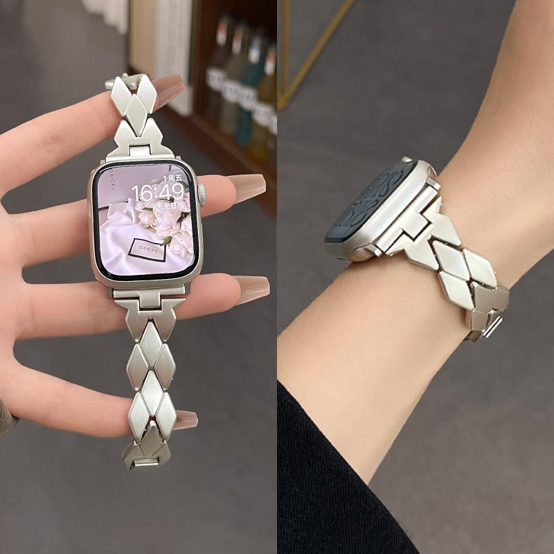 Ремешок для iwatch S10 S9 S8 S7 металлический ремешок для часов Apple watch ultra 49 мм 45 мм 46 мм 42 мм 41 мм сменный ремешок браслет
