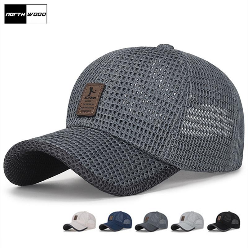 Northwood Мужская сетчатая летняя кепка, дышащая женская бейсболка, кепка Snapback для рыбалки на открытом воздухе, кепка дальнобойщика