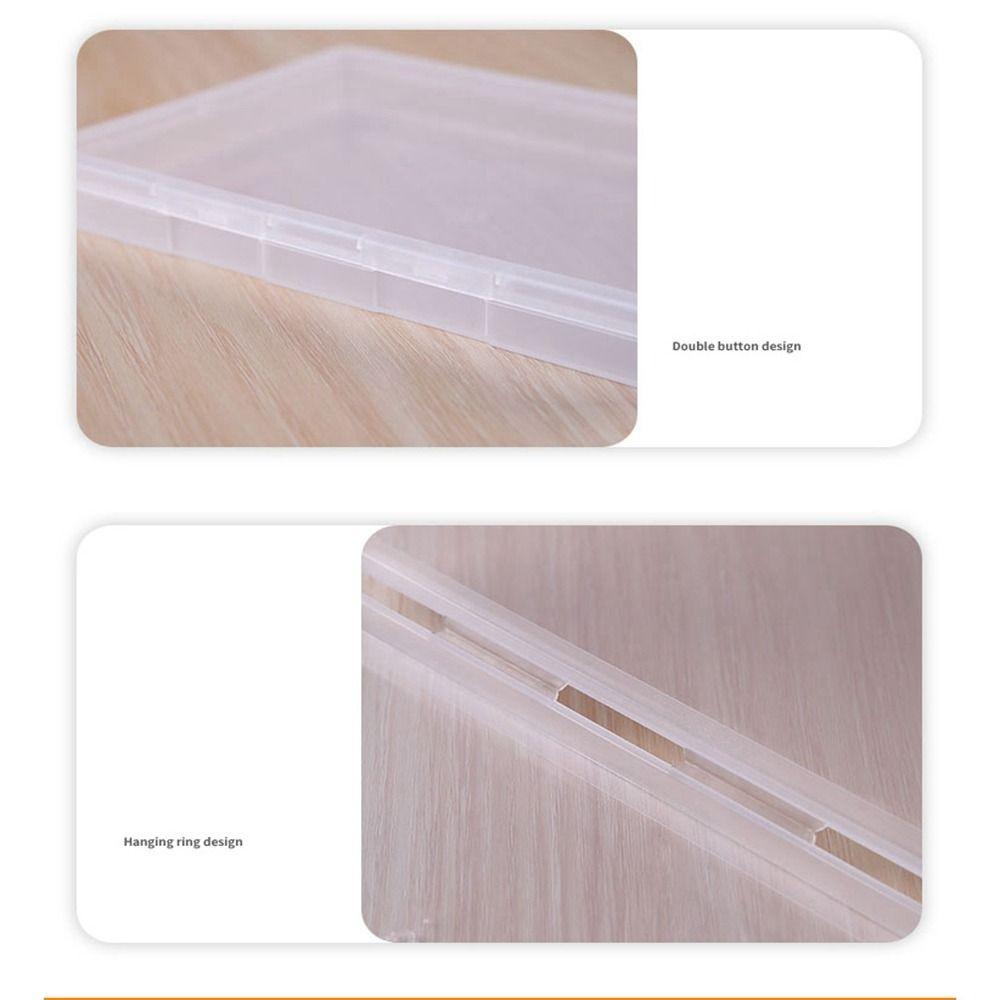 Органайзер для всякой всячины, прозрачная коробка для хранения, контейнер для ювелирных изделий, бусин, упаковочные коробки, чехол для мелких предметов