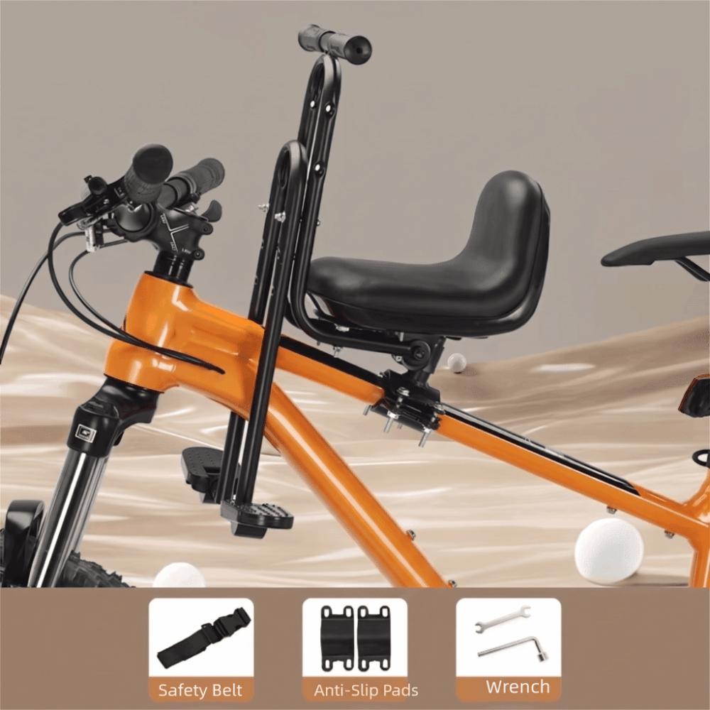Front Mounted Bike Child Seat Full Surround Safety Mountain Bike Child Seat Folding Bike Use