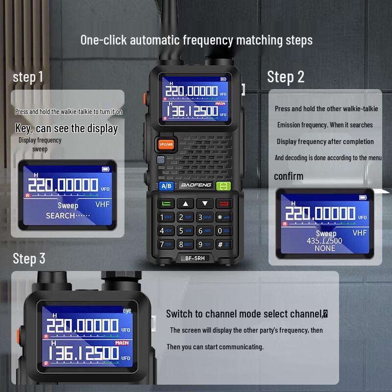 Двухдиапазонная рация BAOFENG UV-5R Pro (Китайская версия)