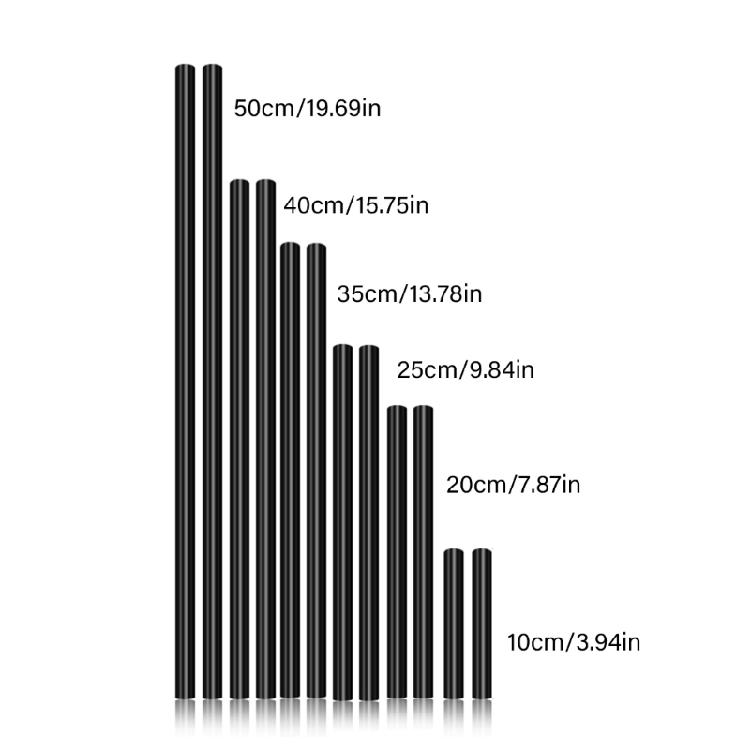 Легкий 15-мм рельсовый стержень для камеры Алюминиевый удлинительный стержень с резьбой M-12 Для DSLR риггинга Студийные аксессуары 2 шт.