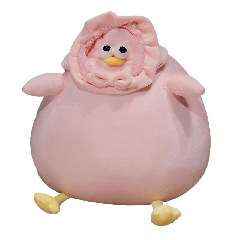 Кукла-курица Кукла-курица Плюшевая игрушка, превращенная в деревенскую цветочную курицу Подарок на день рождения Забавная и милая леди-курица