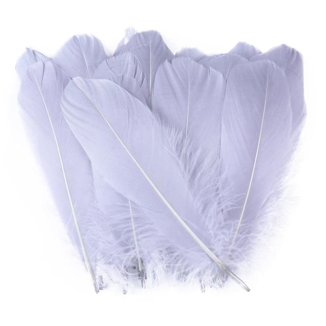 DIY 10-15 см Белые гусиные перья Для поделок Мягкие плавающие лебединые перья Изготовление украшений Свадебные аксессуары Декорации Поделки Перья