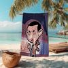 1Pc Mr Bean'S Birthday Bash Beach Towel Microfiber Beach Towel Thin Absorbent For Beach Swimming Yoga Bath Sports 0917142