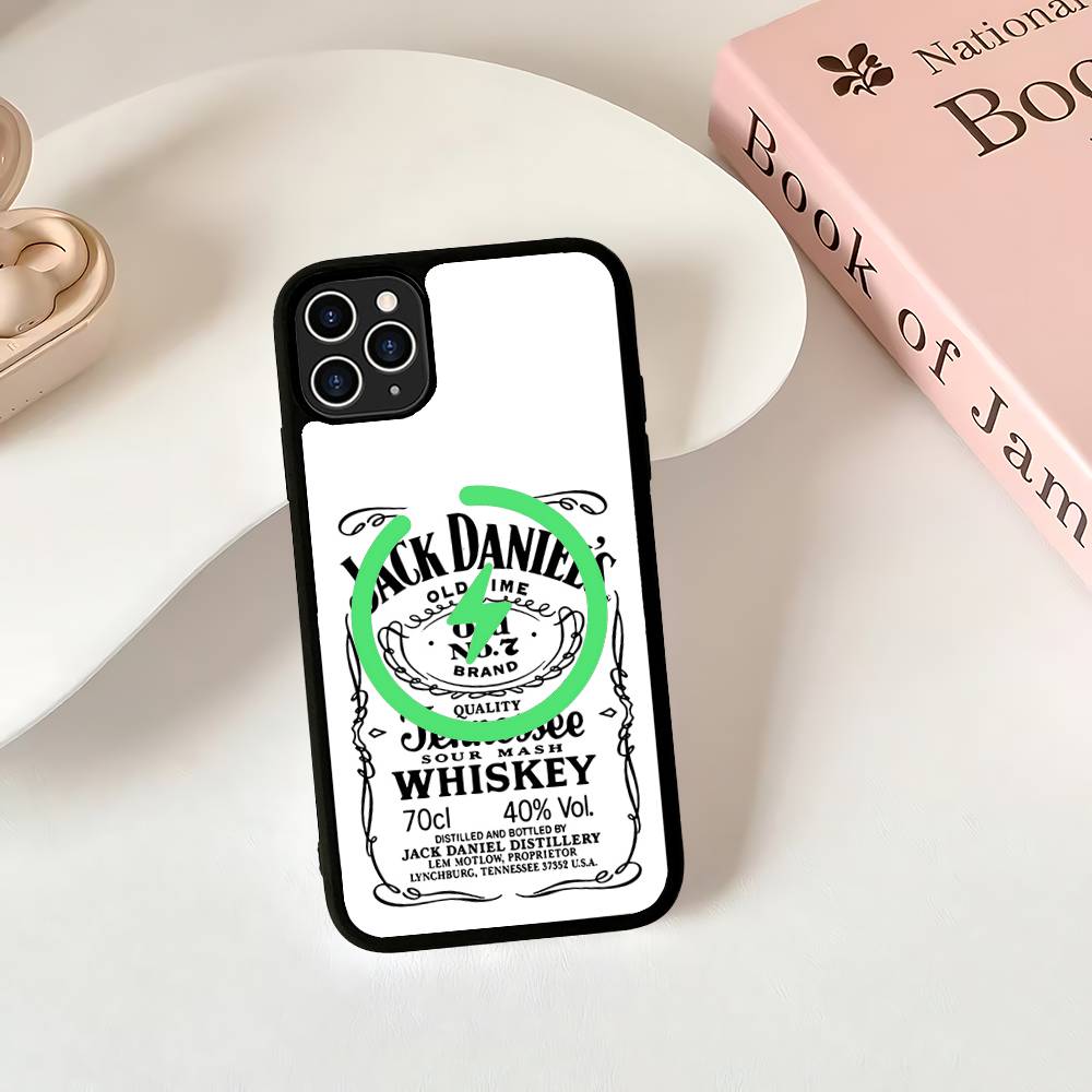 Classic Whiskey Logo J-Jack D-DanielS Phone Case For IPhone 16 15 14 13 12 11 17 Pro Max Plus Magnetic Wireless Cover
