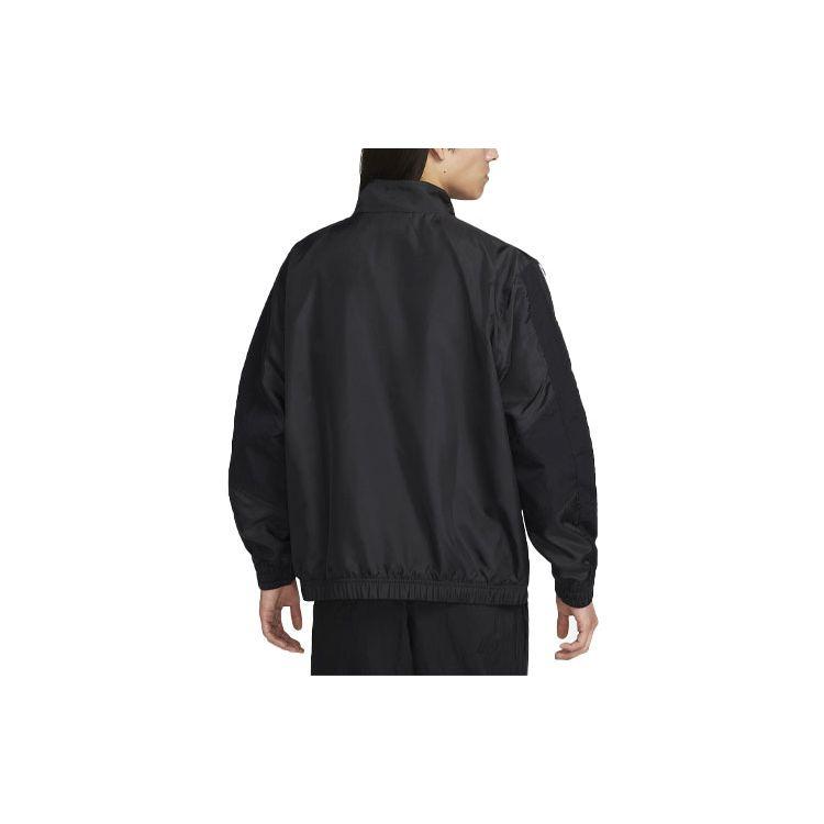 Nike Куртка Air Logo Zip-Up с длинным рукавом Мужские куртки Черные FN7687-010