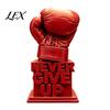 Realistic Boxing Glove Replica Never Give Up Statue, Inspiring 3D-Printed Ornament for Home Office Desk Decor, Motivational Gift Athletes, Boxers,