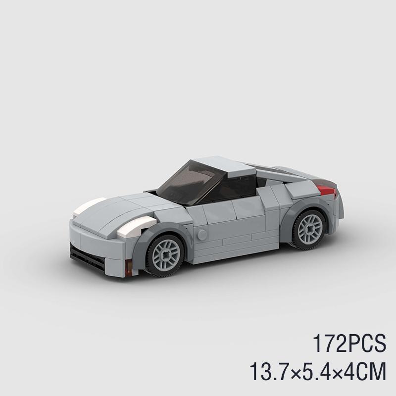 Moc City Speed Car Rally Sport Vehicle Racer ae86 M8 Модель Строительные блоки R34 Гоночный Супер Техника Кирпич Рождественский подарок