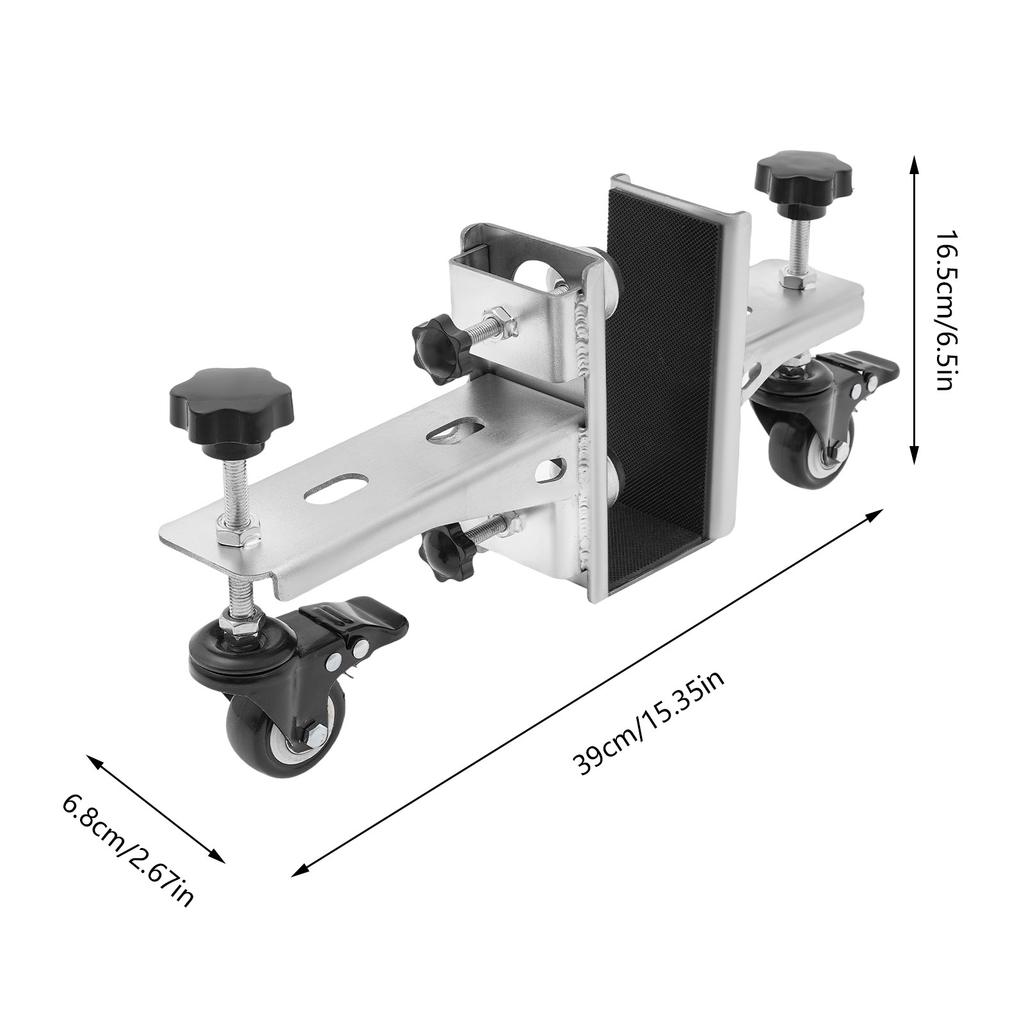 2 Pcs Door Installation Tool, 300LBS Capacity Adjustable Holder with Wheels for Bifold Barn Fire Rated Door DIY Fixing