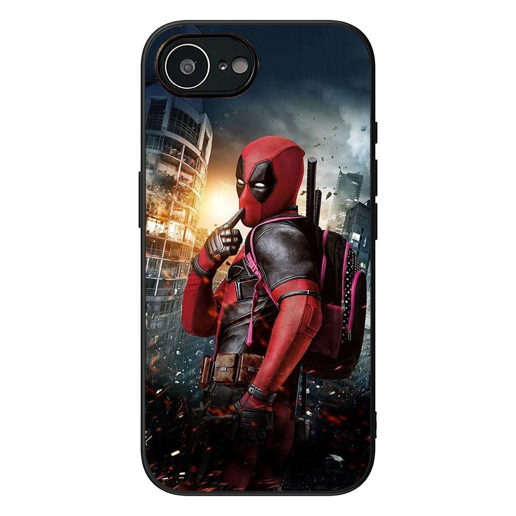 Чехол Marvel Deadpool Супергерой для Samsung Galaxy A25 A37 A57 A12 A14 A31 A41 A50 A51 A70 A71 A72 A21S A04 M15 Note 20 9 8 10
