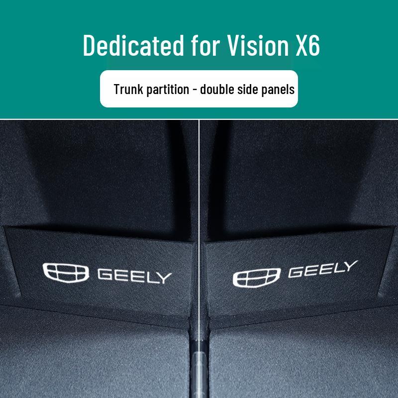 Коврик в багажник Geely 2021 Vision X6 - Плоский коврик для багажника нового поколения