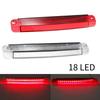 Unverisal DC 12 В автомобильный задний задний третий стоп-сигнал заднего хода 18 светодиодный красный стоп-сигнал с высоким креплением 30 см задний задний фонарь