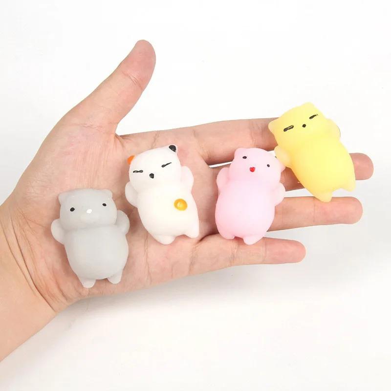 40Pcs Kawaii Squishies Mochi Squeeze Toy Cute Animal Anti-Stress Ball Squishy Fidget Sticky Stress Funny Stranger Kids Gift