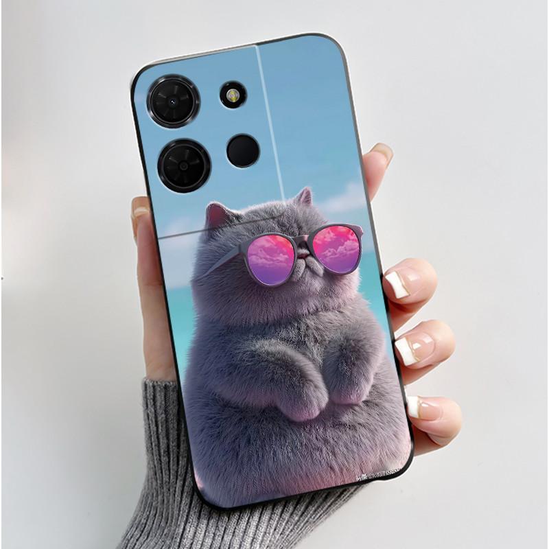 Bright New Pattern Anti-scratch Black Casing For TCL 503 Pattern Cover For TCL K32 5G (T513W)/TCL K33 5G (T513Z) Soft Case
