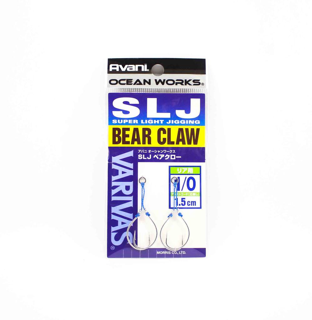 Varivas AH-107 Ocean Works SLJ Bear Claw Задний вспомогательный 1,5 см Размер 1/0 (4471)
