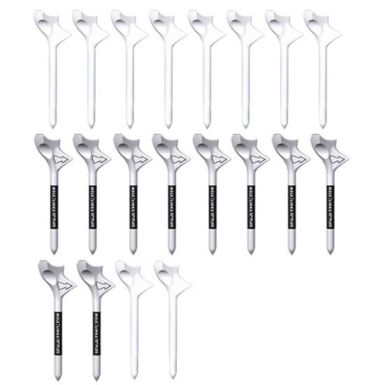 20PCS Professional Plastic Golf Tees Reduce Side Spin and Friction Increase Distance Golf