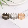 Fashion Metal Crown For Dolls Kids Princess Empress Dollhouse Headwear Gift Toy