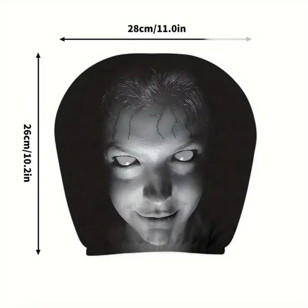 Elastic Stretch Fabric Halloween Car Headrest Covers Auto Interior Decoration Cover Daily Driving