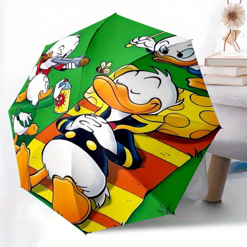 Duck Family Picnic Automatic Opening and Closing Umbrella - Lightweight 3-Fold Design, Suitable for Fans, Travel, Daily Use - Official Produ