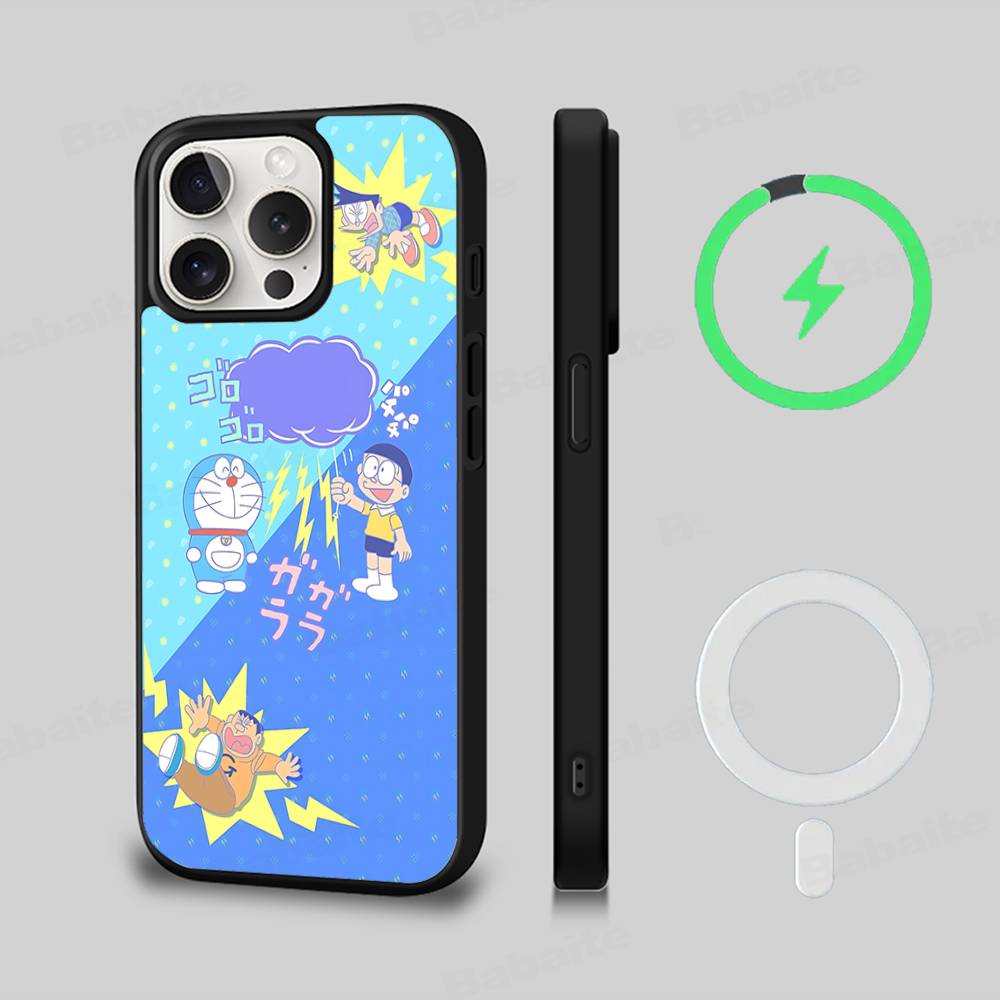 Cute Cartoon-u-Doraemons-t For Magesafe Magnetic Wireless Phone Case For IPhone 17 Pro Max Air 13 12 Mini 16 15 14 11
