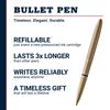 Fisher Bullet Ballpoint Pen Gold 1010328 EF-400G