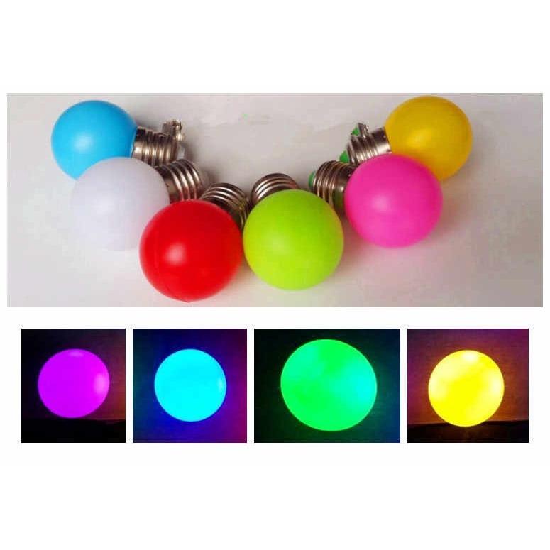 Multicolor Led Replacement Bulb Colored Filament Low Pressure Bulb E27 Globe Ball Lamp For String Light Christmas Party Decor