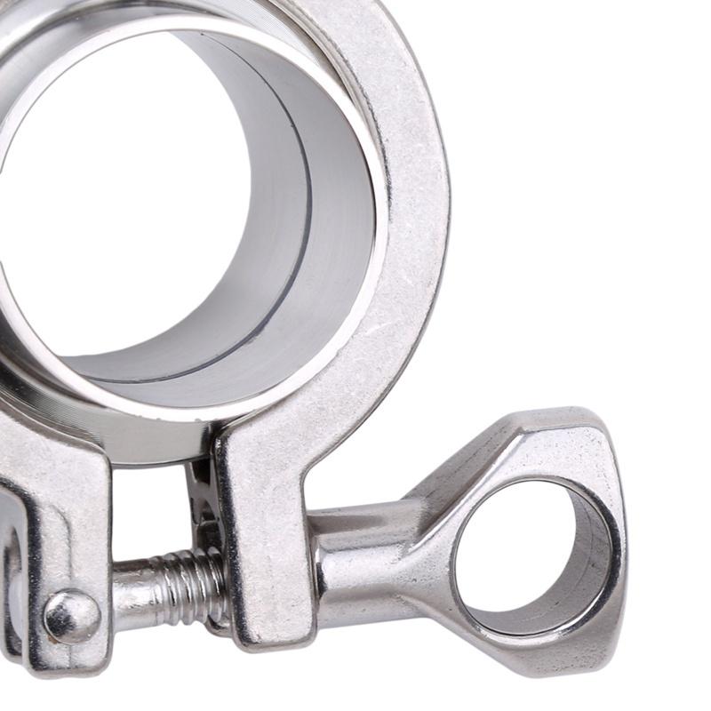 Exhaust V Band Clamp Flange Kit Auto Parts Stainless Steel For Turbo Exhaust Pipes V-Band Clamp Kit