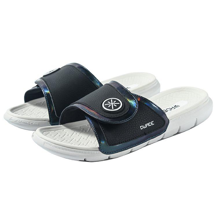 Шлепанцы Li Ning WOW Slide Унисекс Черно-белые ABTQ009-4