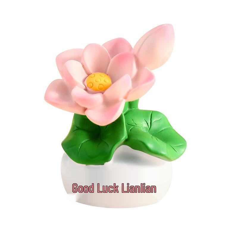 Creative Cartoon Girl Fortune Plant Ornament for Healing and Decoration