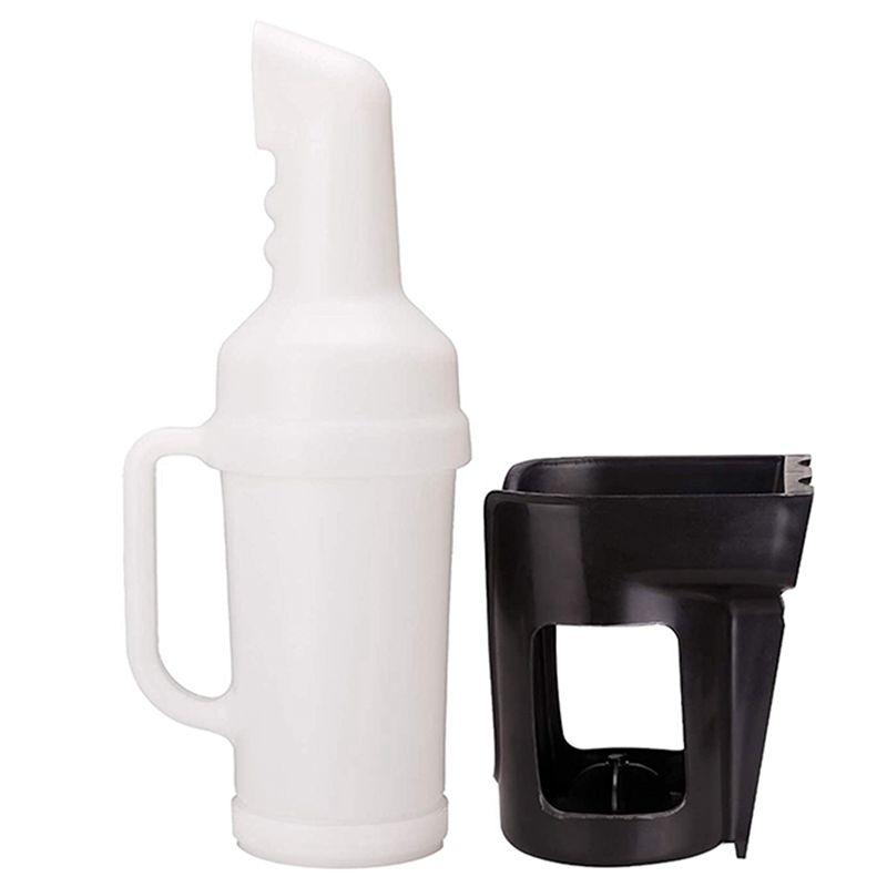 HOES-2X For Golf Cart Sand Bottle For EZGO Club Car Divot Filler Sand Bottle Kit With Rattle Proof Holder For Golf B