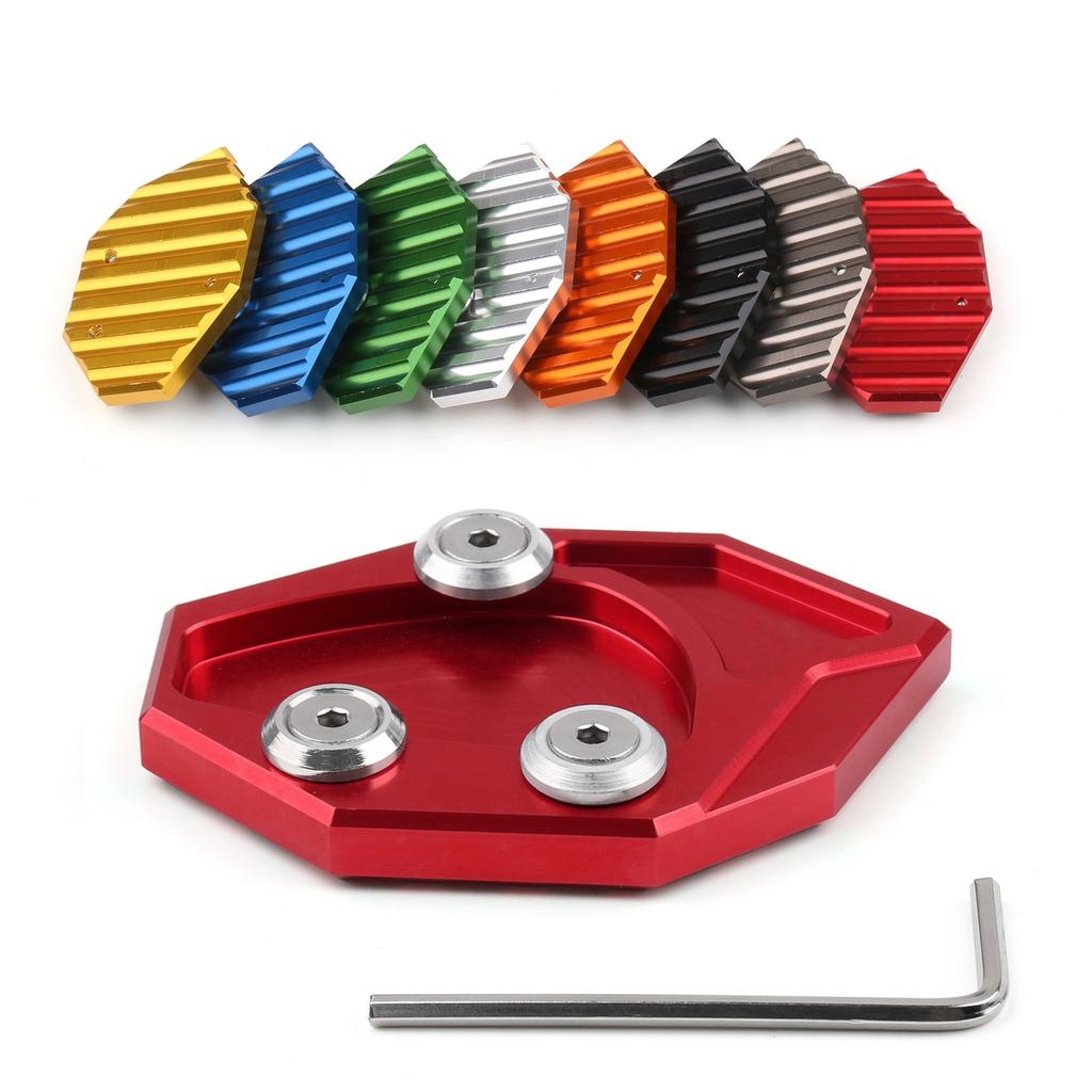 Bruce & Shark Боковая подставка Подножка Пластина Подушка Наконечник для Kawasaki Kawasaki ZX-14R/ZZR1400 GTR1400 Мотоцикл Мотоцикл Зеленый