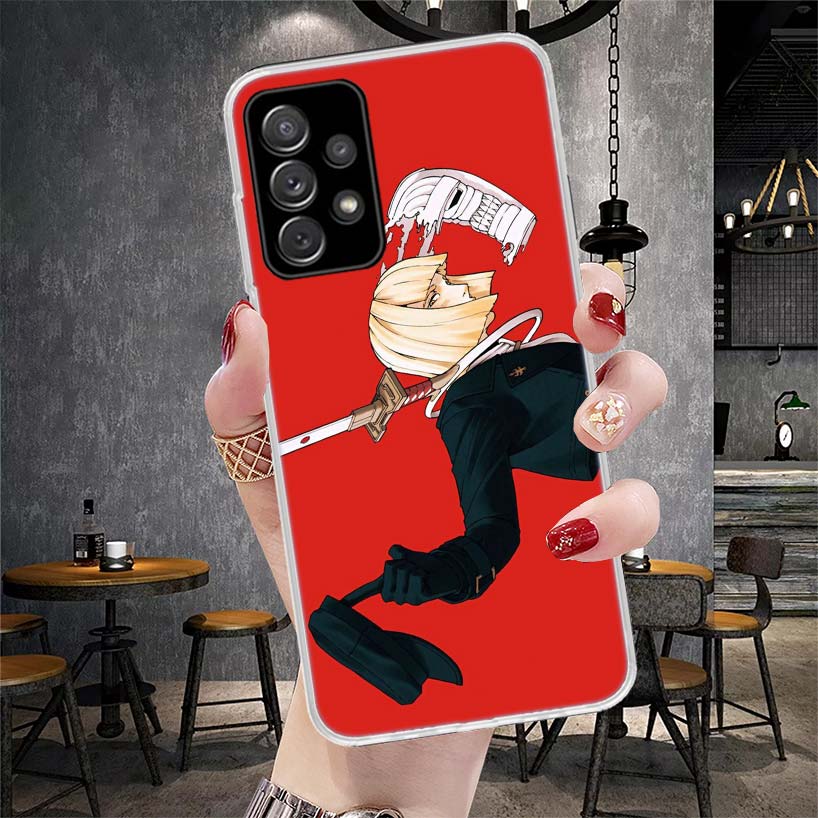 Bleach Синдзи Хирако Мягкий чехол для телефона для Samsung Galaxy A13 A14 A15 A16 A17 A53 A54 A55 A56 A57 A33 A34 A35 A36 A37 A23 A24 A25