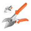 Multi-Angle Miter Shear Cutter Cut Soft Wood Plastic Rubber PVC Wires with 45-135 Degree Adjustable Angle Scissors DIY Hand Tool