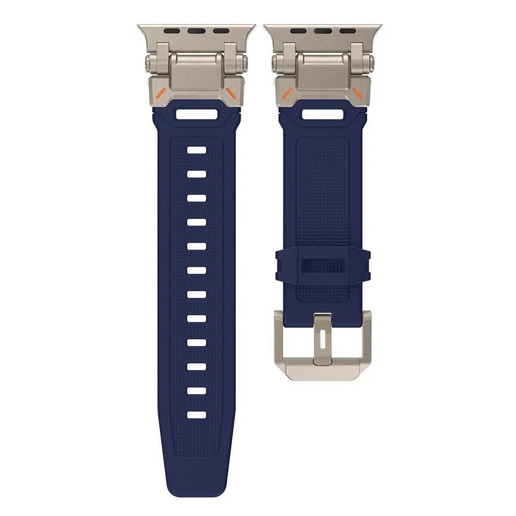 Силиконовый ремешок для Apple Watch Band Ultra 2 1 49 мм 45 мм 44 мм 42 мм мягкий спортивный ремешок для iWatch Series 9 8 7 6 5 SE аксессуары для браслетов