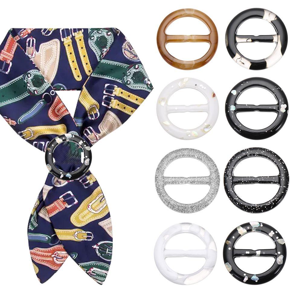 Crafts Garment Accessories Clothing Decor Shirt Button Belt Buckle Scarf Clips Ring T-shirt Clips