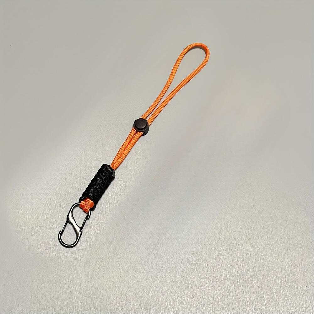 Плетеный брелок с крючком на запястье - Прочный уличный разноцветный держатель для ключей для пеших походов, кемпинга и повседневного использования, аксессуары для кемпинга