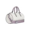 Coach Lacey 20 Classic Floral Tassel Zip Closure Boston Bag Women handbags White Purple CB874-SVVVJ
