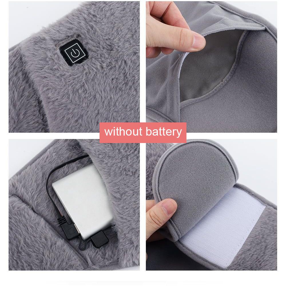 Портативная грелка Беспроводная грелка для живота для расслабления Электрическая быстронагревающаяся пояс-обертывание для живота с 3 уровнями нагрева Абдоминальная