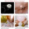 140Pcs Balloons Arch Kit Rose Golden White Pink Cardioid Pentagram Balloon Garland Birthday Wedding Graduation Baby Shower Bridal Valentine's