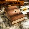 A5 Vintage Handmade European Style Notebook & A6 Diary, A7 Loose-Leaf Cowhide Notepad for Office and Business Use.